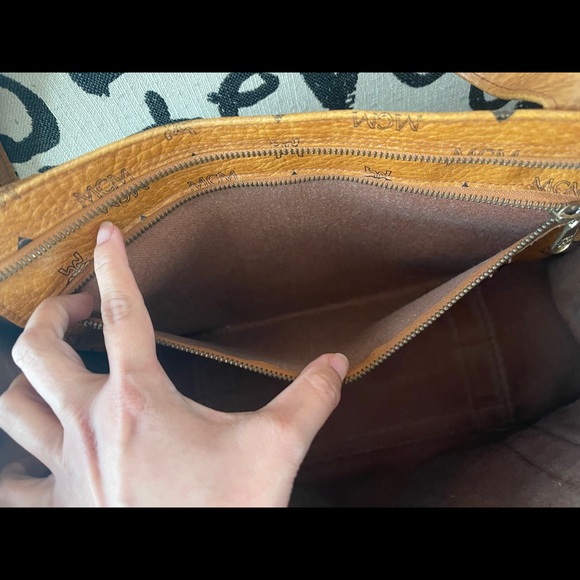 Authentic MCM Tote Zipper Bag - Picture 11 of 13